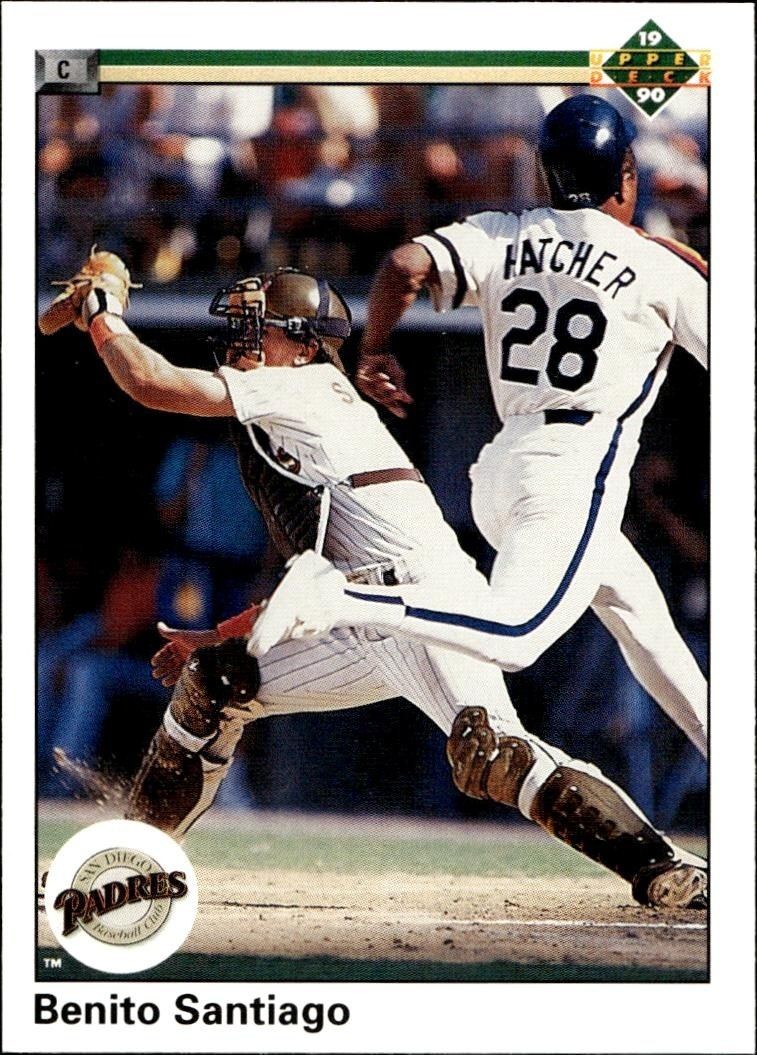 1990 Upper-Deck Low Number Benito Santiago #325 trading card