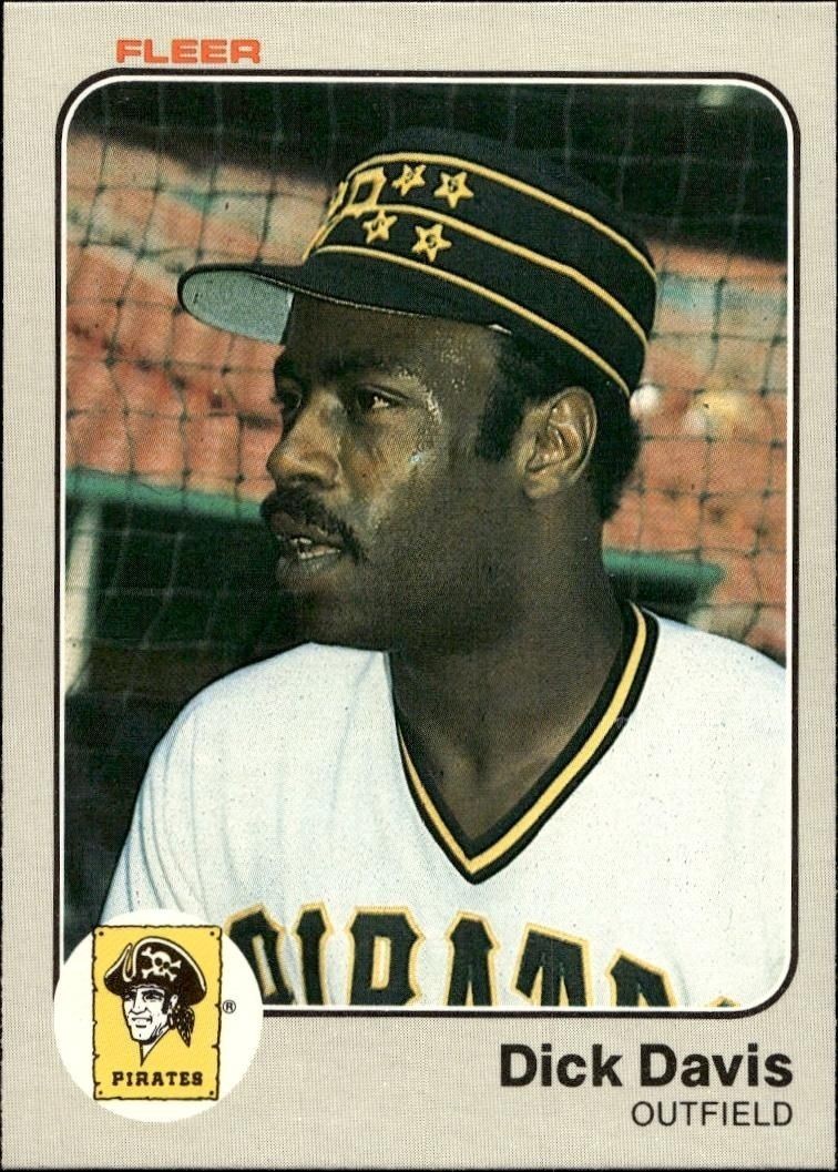 1983 Fleer Dick Davis #305 trading card