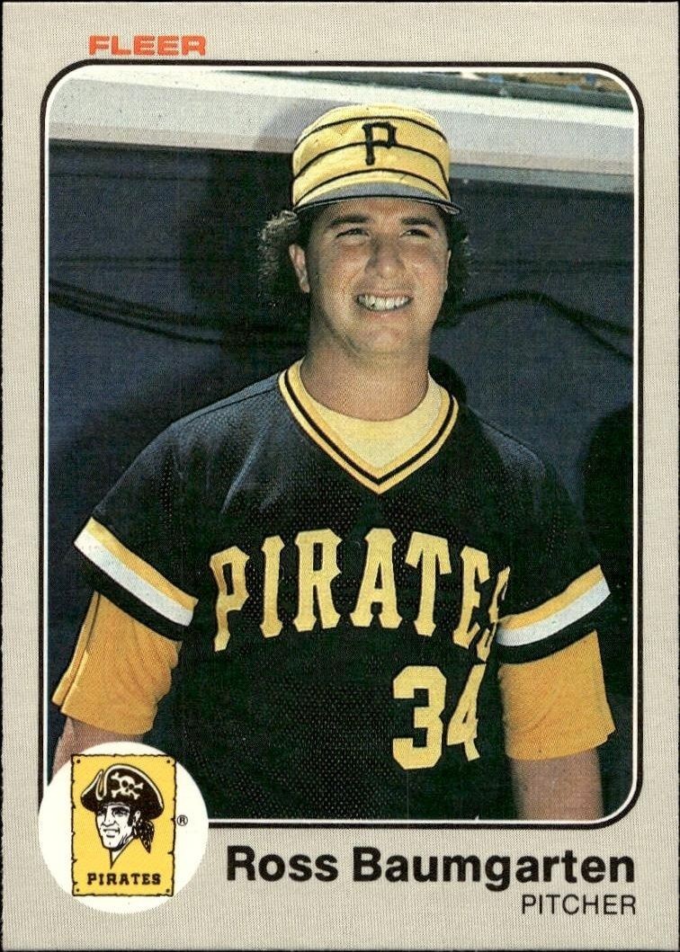 1983 Fleer Ross Baumgarten #302 trading card