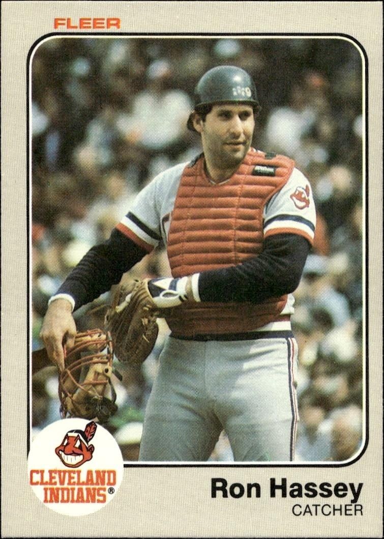 1983 Fleer Ron Hassey #411 trading card