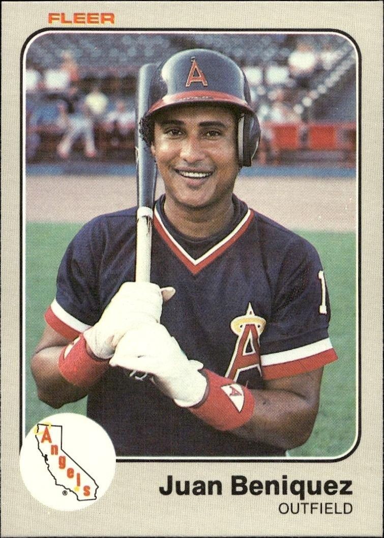 1983 Fleer Juan Beniquez #78 trading card