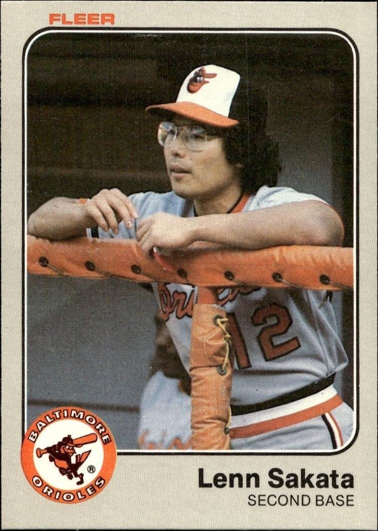 1983 Fleer Lenn Sakata #72 trading card