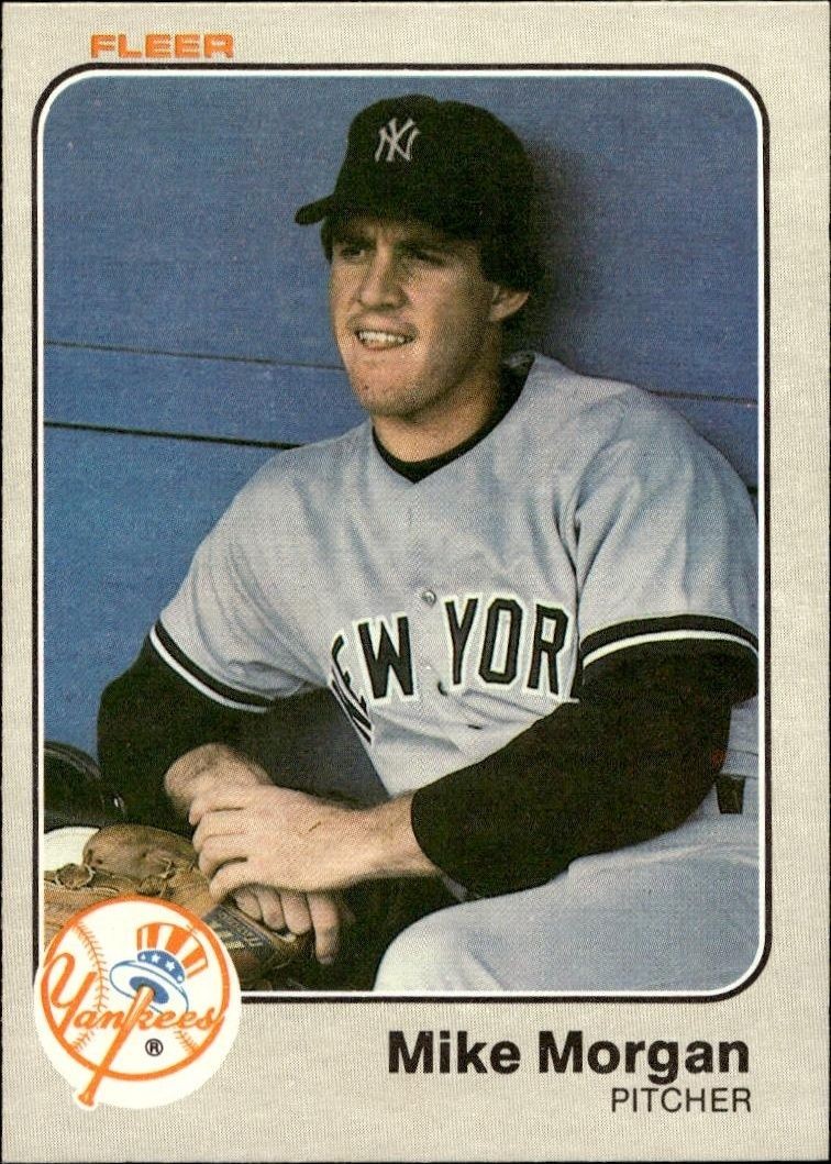 1983 Fleer Mike Morgan #388 trading card