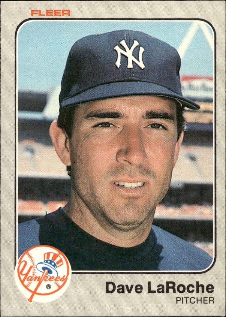 1983 Fleer Dave LaRoche #384 trading card