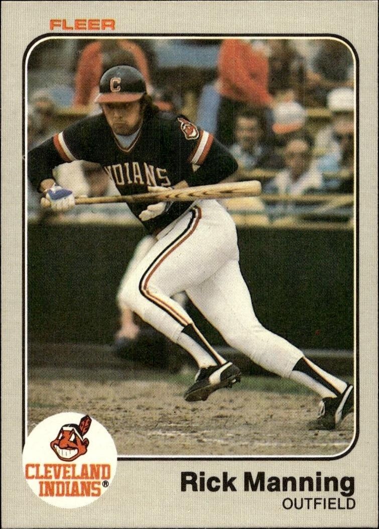 1983 Fleer Rick Manning #413 trading card