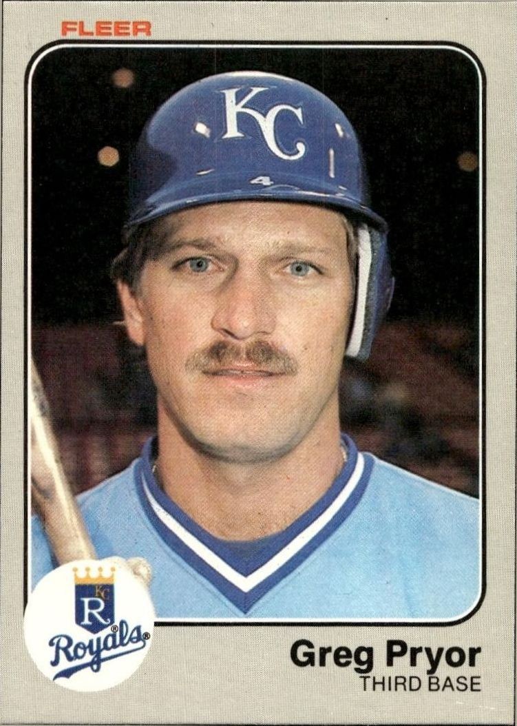 1983 Fleer Greg Pryor #121 trading card