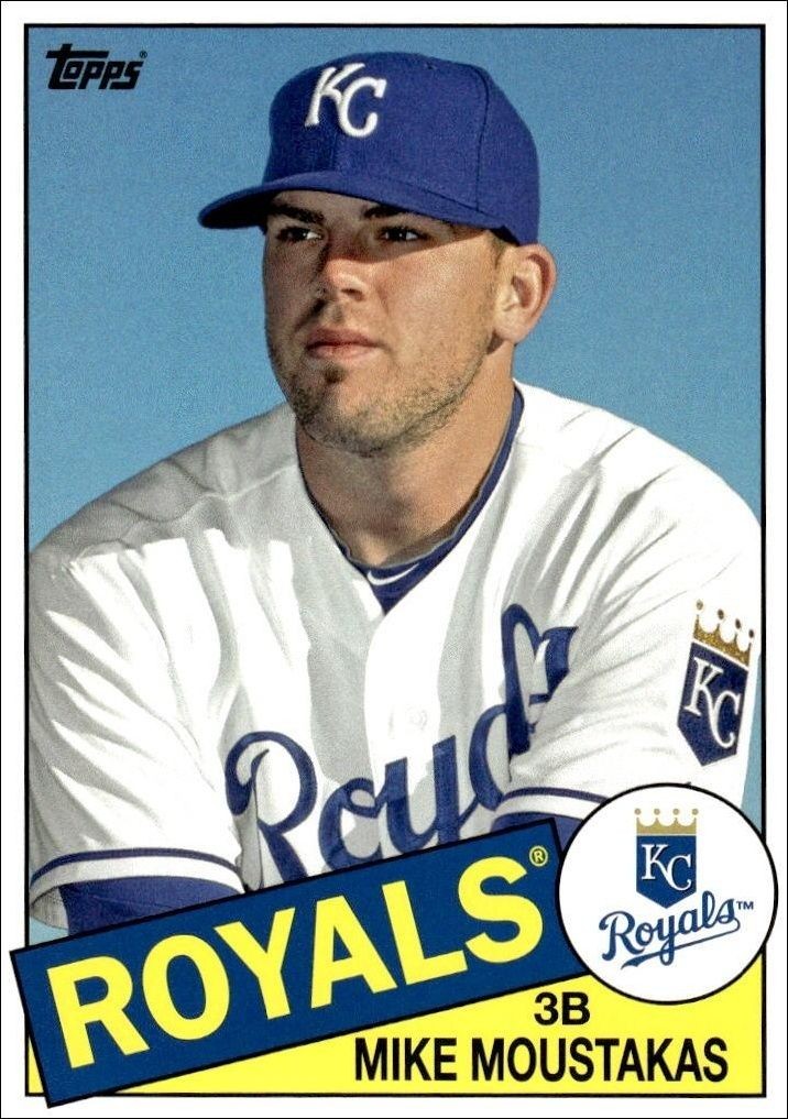 2013 Topps Archives Mike Moustakas #105 trading card