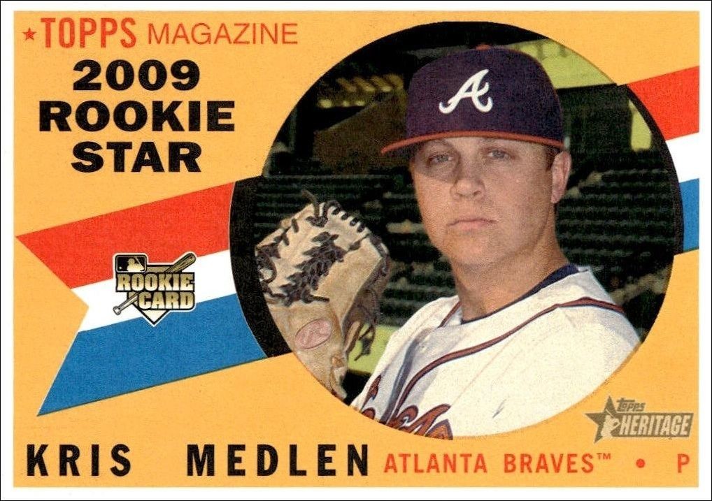 2009 Topps Heritage High Number Kris Medlen #625 trading card