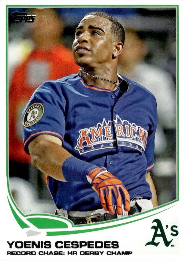 2013 Topps Update Series Yoenis Cespedes #US202 trading card