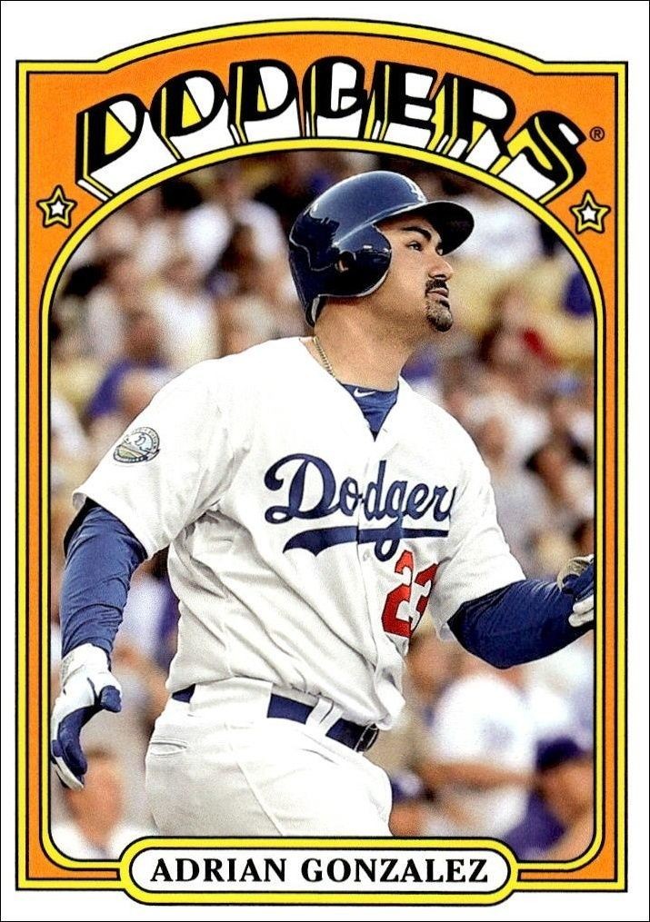 2013 Topps Archives Adrian Gonzalez #6 trading card
