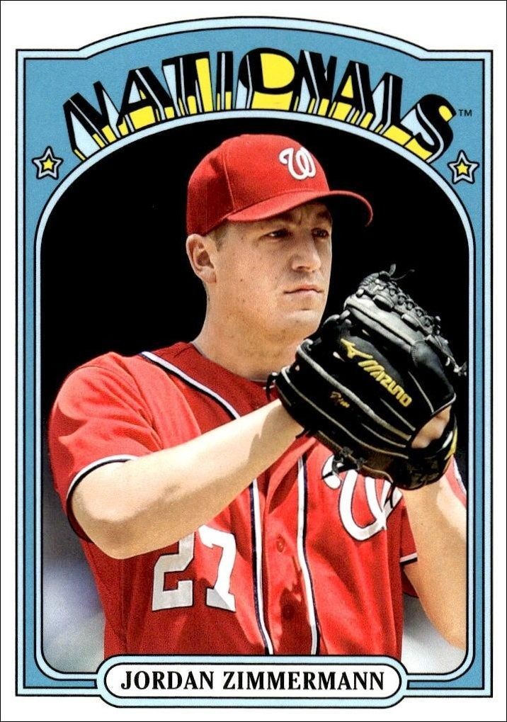 2013 Topps Archives Jordan Zimmermann #23 trading card