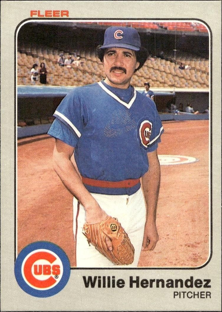 1983 Fleer Willie Hernandez #497 trading card