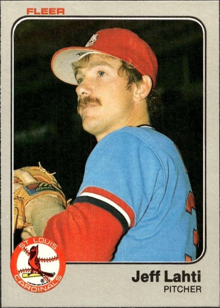 1983 Fleer Jeff Lahti #12 trading card