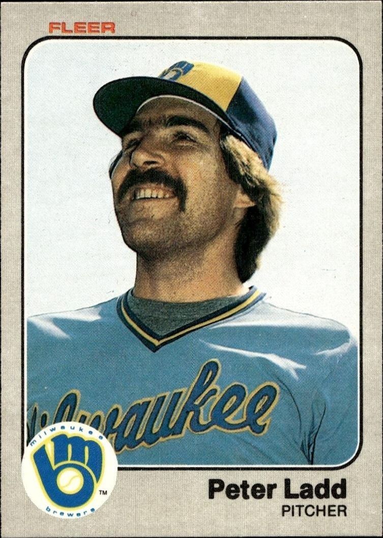 1983 Fleer Pete Ladd #37 trading card
