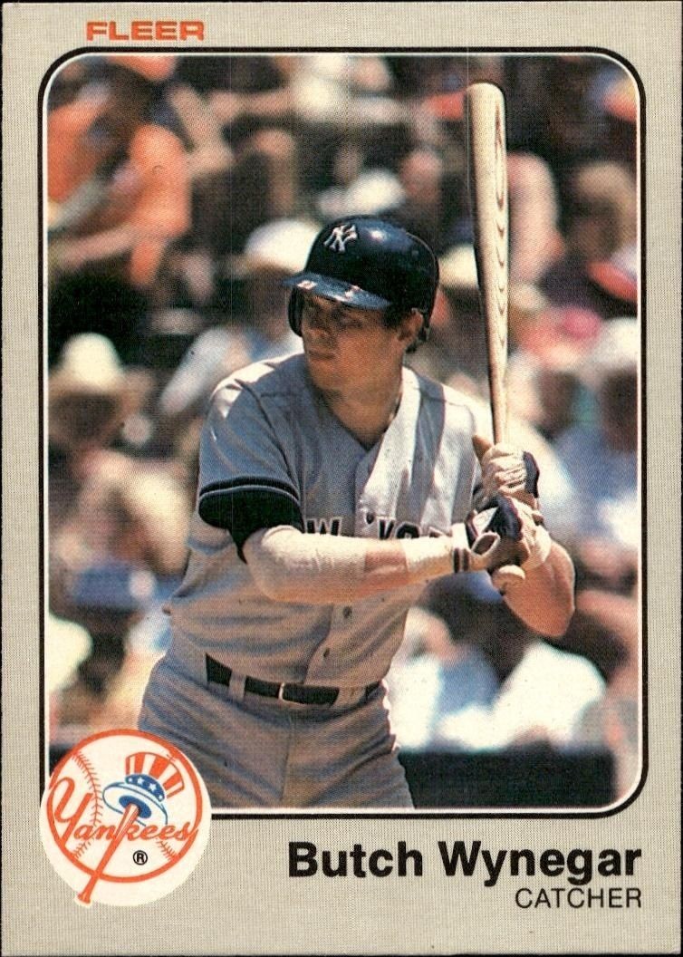 1983 Fleer Butch Wynegar #399 trading card