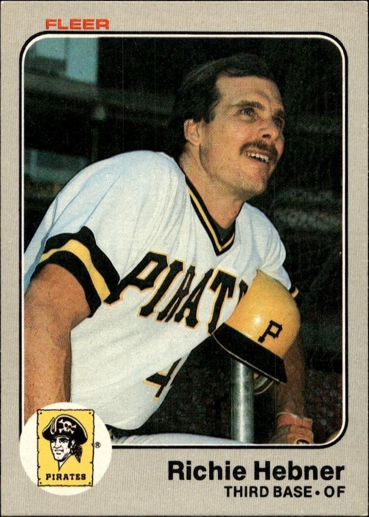 1983 Fleer Richie Hebner #307 trading card