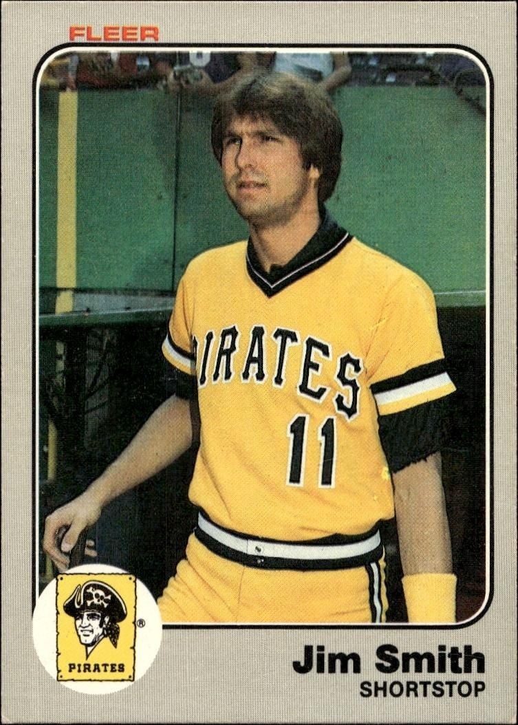 1983 Fleer Jim Smith #323 trading card