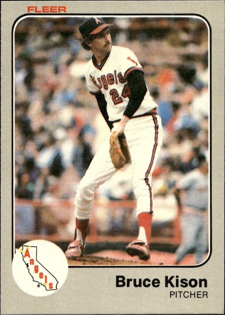 1983 Fleer Bruce Kison #96 trading card