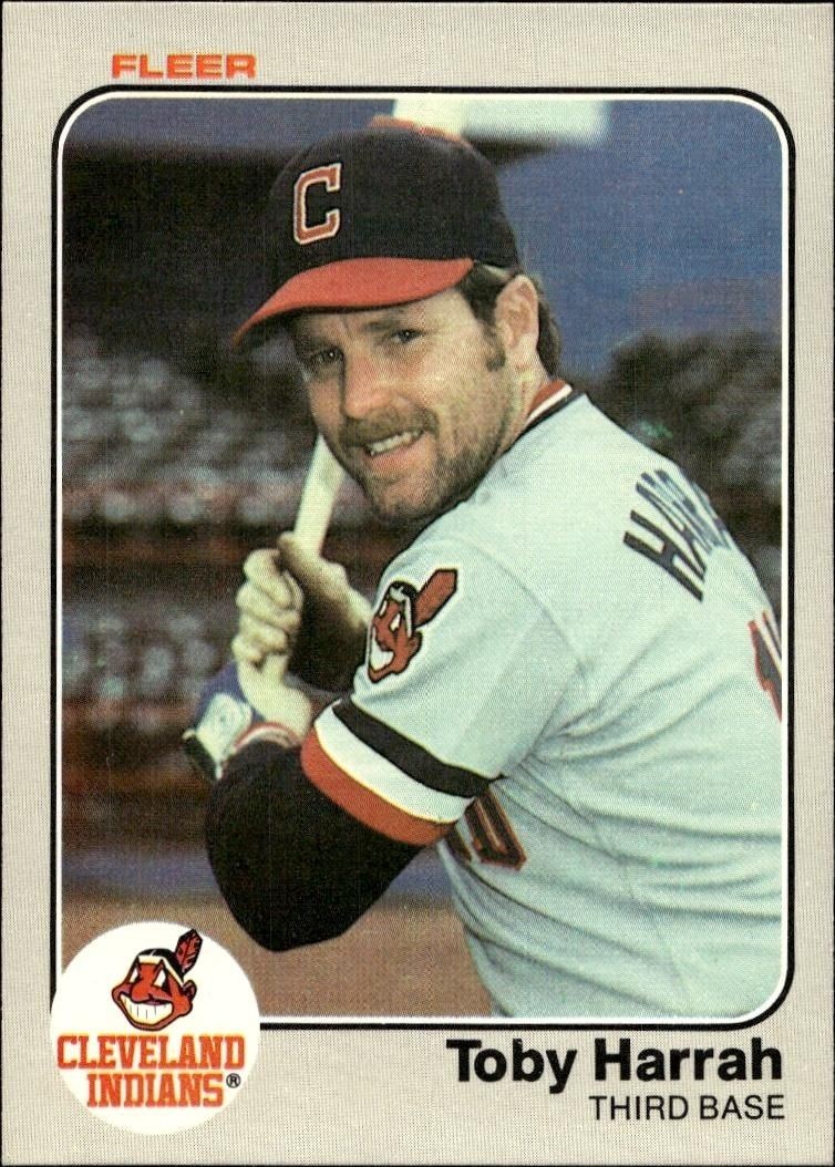 1983 Fleer Toby Harrah #410 trading card