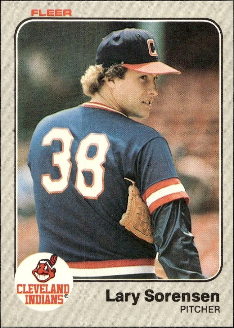 1983 Fleer Lary Sorensen #418 trading card