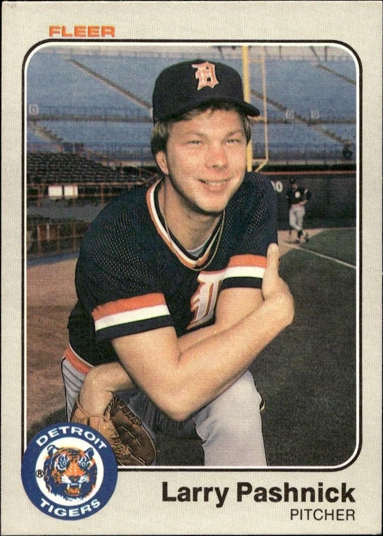 1983 Fleer Larry Pashnick #338 trading card