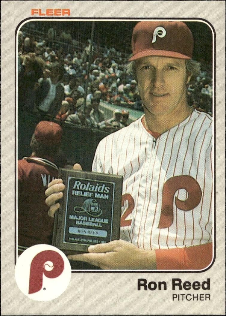 1983 Fleer Ron Reed #169 trading card
