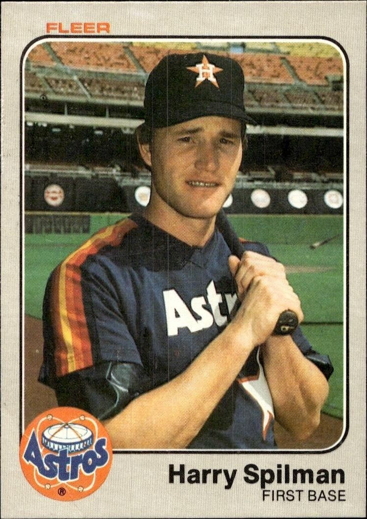 1983 Fleer Harry Spilman #467 trading card