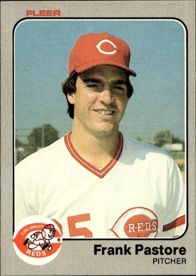1983 Fleer Frank Pastore #599 trading card