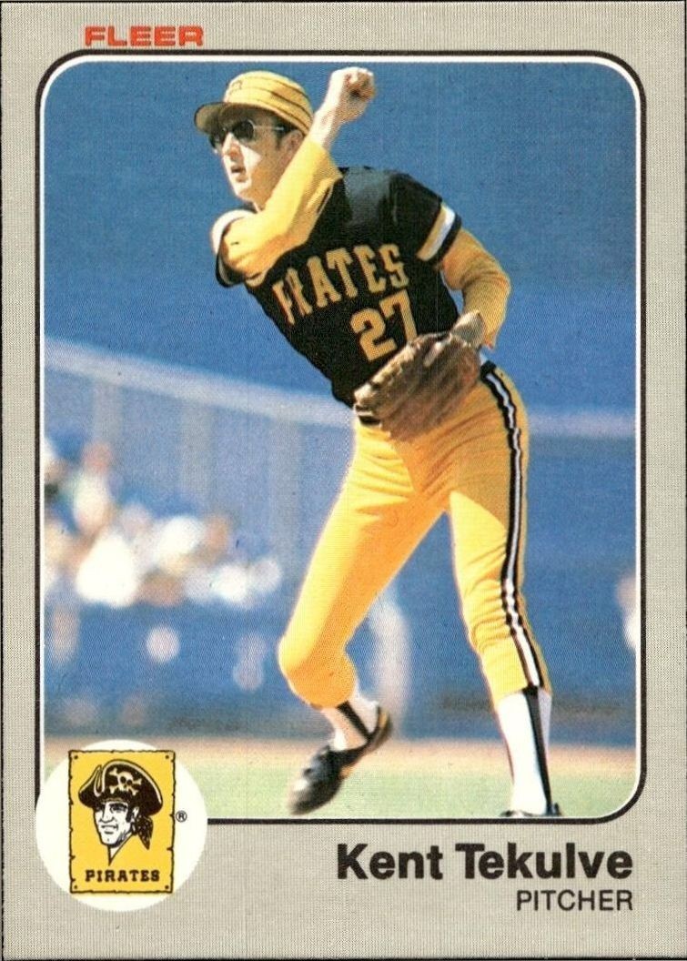1983 Fleer Kent Tekulve #326 trading card