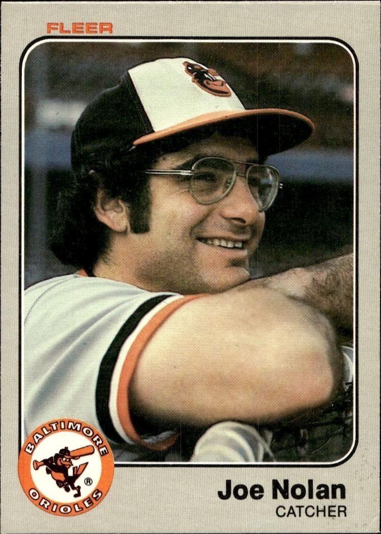 1983 Fleer Joe Nolan #68 trading card