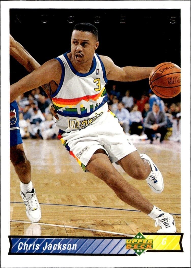1992-93 Upper-Deck Chris Jackson #117 trading card