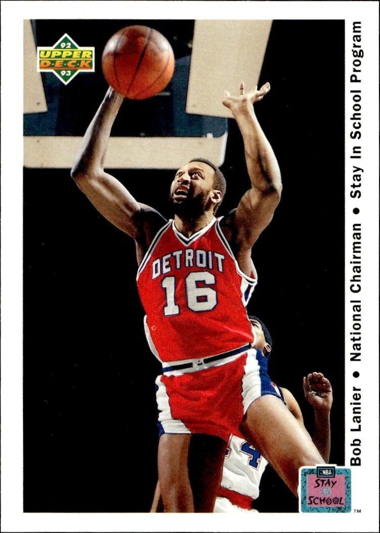 1992-93 Upper-Deck Bob Lanier #69 trading card