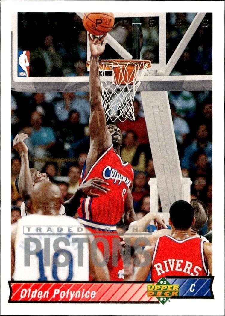 1992-93 Upper Deck Olden Polynice #29 trading card