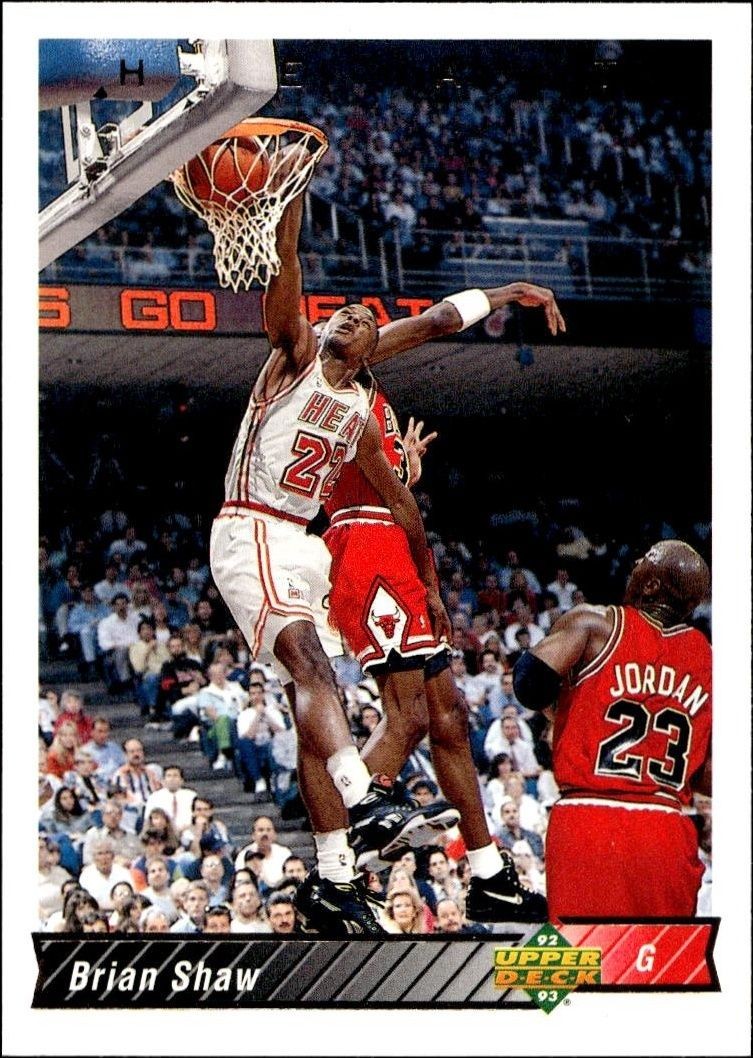 1992-93 Upper-Deck Brian Shaw #189 trading card