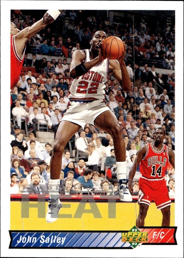 1992-93 Upper-Deck John Salley #24 trading card