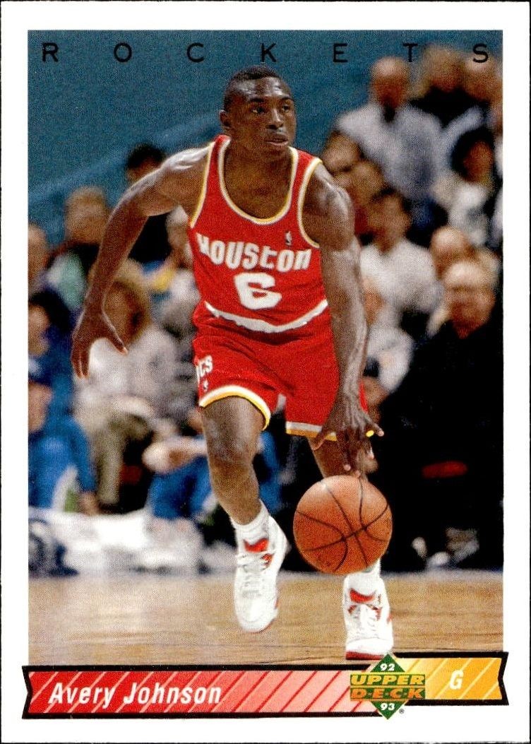 1992-93 Upper-Deck Avery Johnson #94 trading card