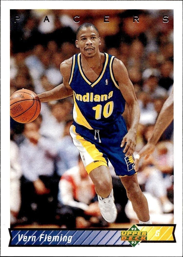 1992-93 Upper-Deck Vern Fleming #165 trading card