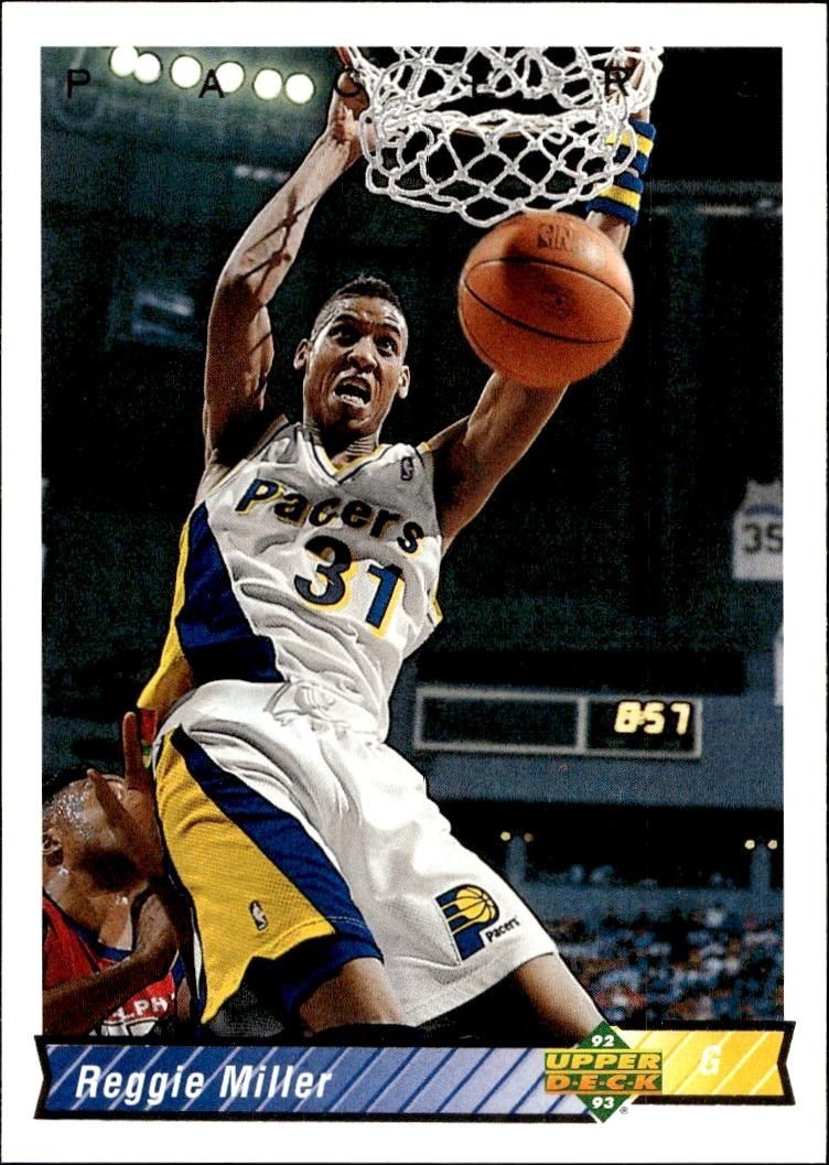 1992-93 Upper-Deck Reggie Miller #123 trading card