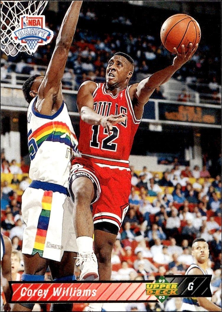 1992-93 Upper-Deck Corey Williams #18 trading card
