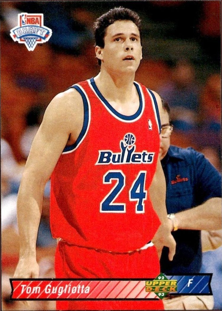 1992-93 Upper-Deck Tom Gugliotta #14 trading card