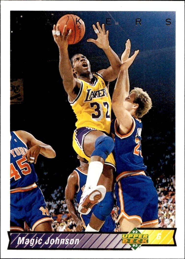 1992-93 Upper-Deck Magic Johnson #32 trading card
