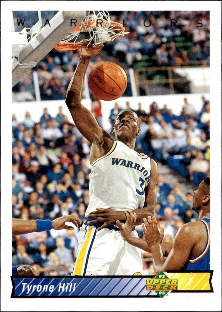 1992-93 Upper-Deck Tyrone Hill #305 trading card