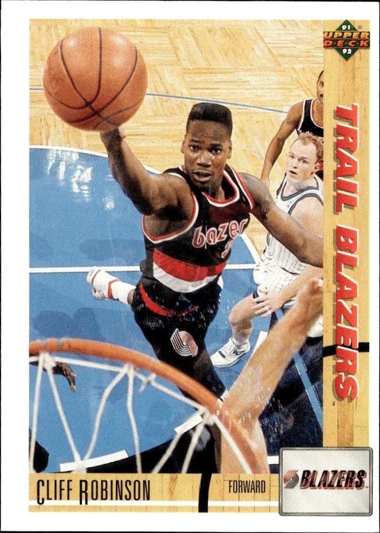 1991-92 Upper-Deck Cliff Robinson #220 trading card