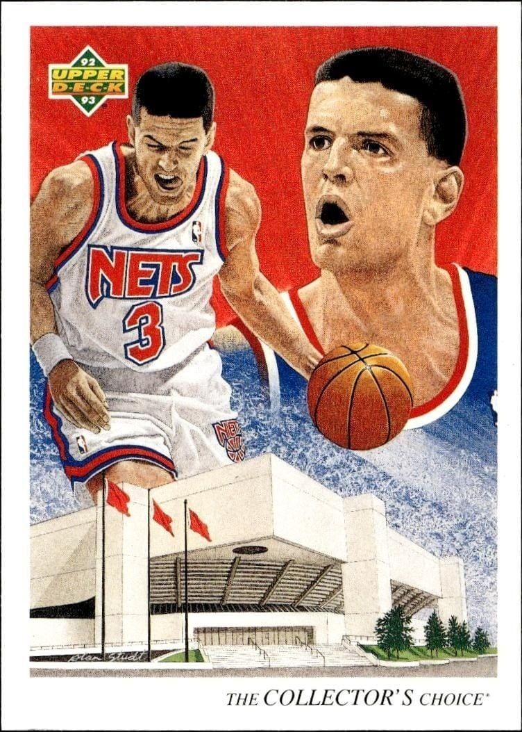 1992-93 Upper-Deck Drazen Petrovic #50 trading card