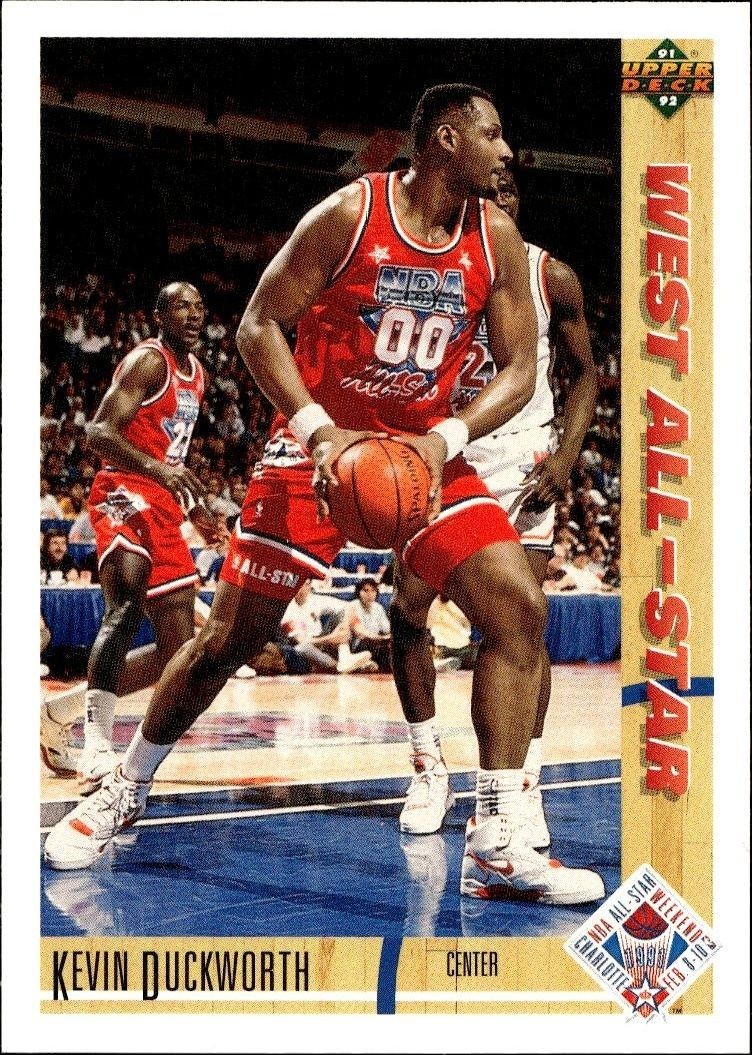 1991-92 Upper-Deck Kevin Duckworth #55 trading card