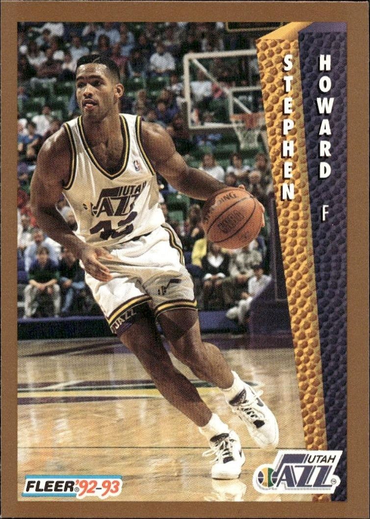1992-93 Fleer Stephen Howard #434 trading card
