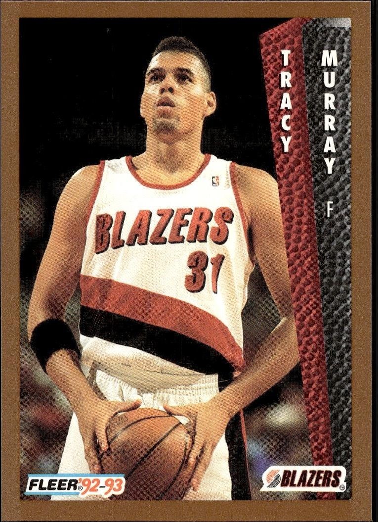 1992-93 Fleer Tracy Murray #418 trading card