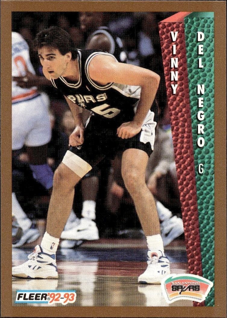 1992-93 Fleer Vinny Del Negro #426 trading card