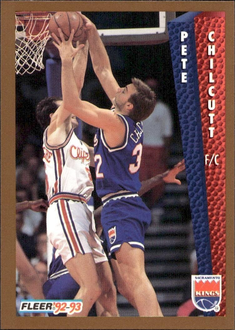 1992-93 Fleer Pete Chilcutt #422 trading card