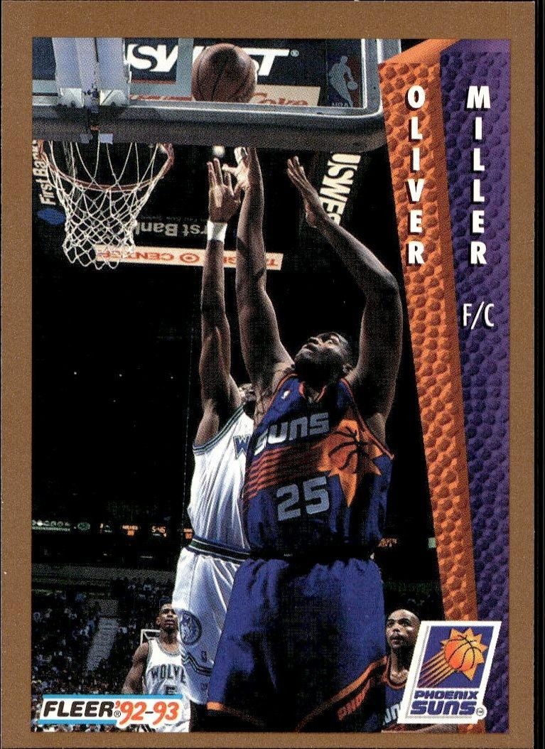 1992-93 Fleer Oliver Miller #413 trading card
